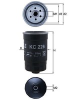Mahle Original KC226 Kraftstofffilter FüR KIA Hyundai