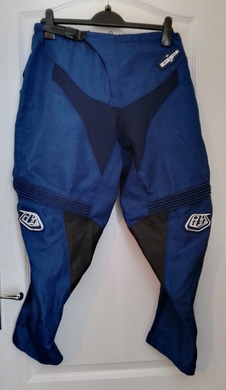 TROY LEE DESIGNS Blue Motorcross Bike Cycling Biking Trousers Pants 32" Waist