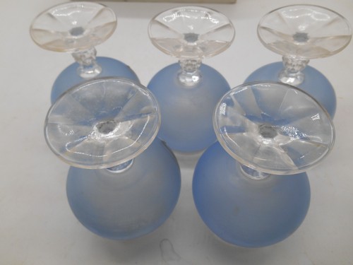 Einzigartiges Bohemian Brandy Set Fund Blue (5-8 Unzen Brille) im Originalkarton - Bild 5 von 8