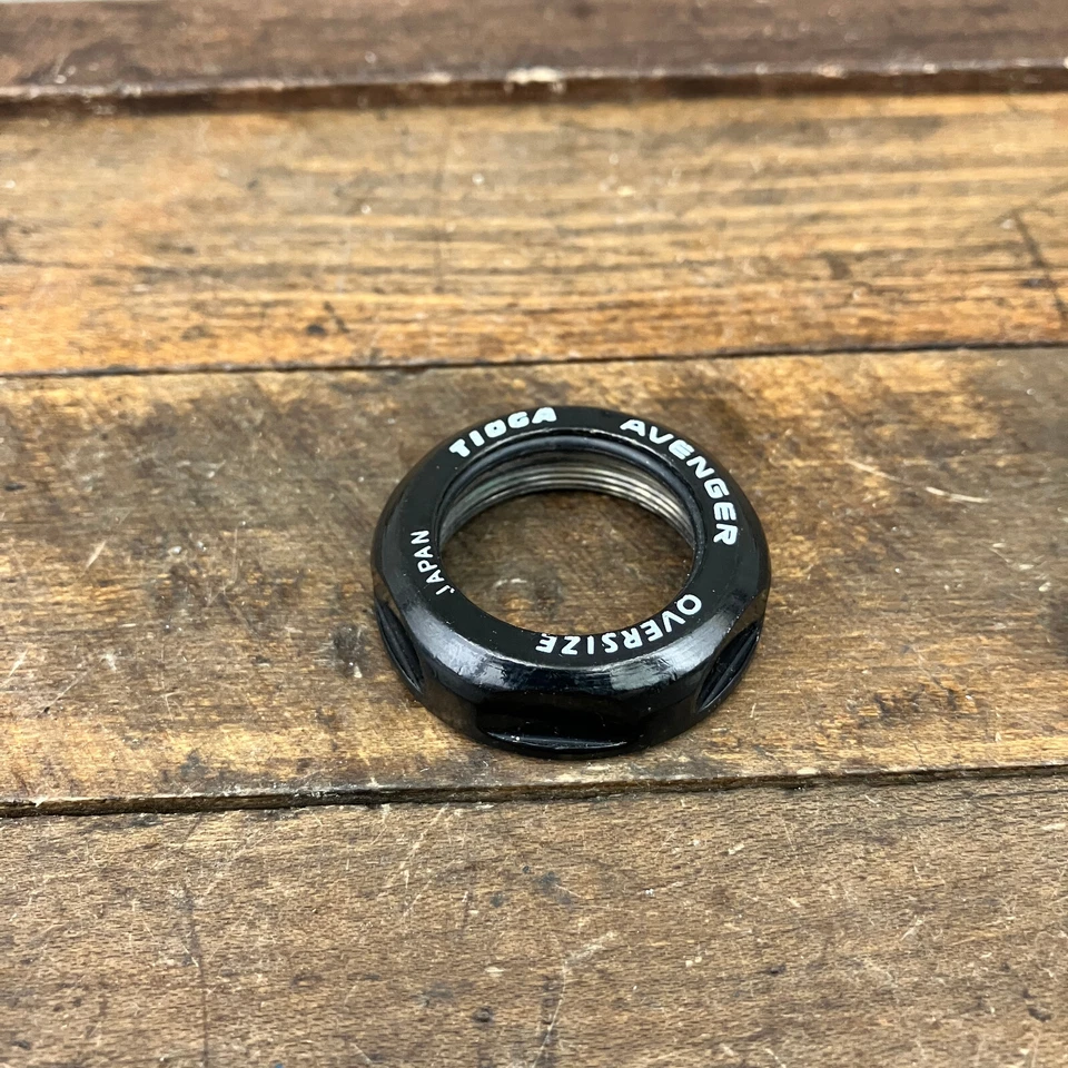 Tioga Avenger Headset Top Nut 1 1/8" in Threaded NOS Black 90s Mountain Bike - Image 2 of 4