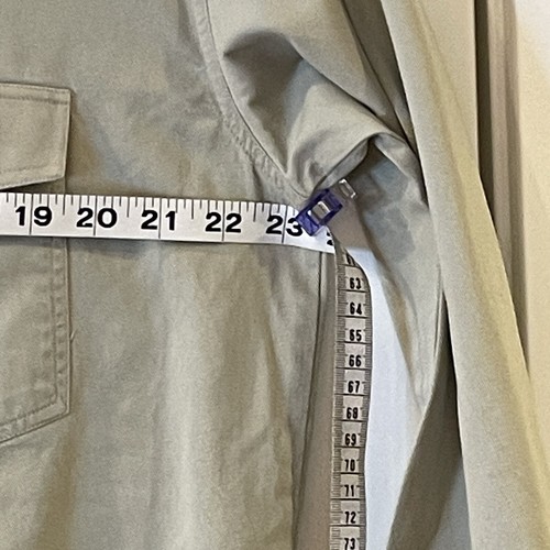 Roper Shirt Mens Tan Beige Denim Collar Rodeo Western Cowboy Button Down Medium - Picture 9 of 18