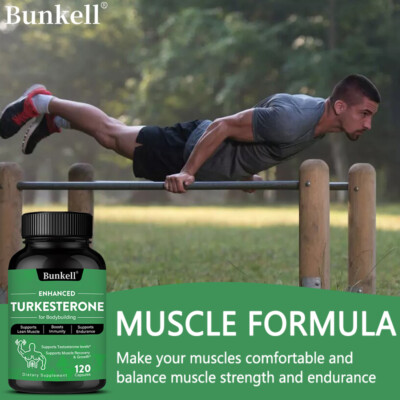 Turkesterone Capsules, Boost Lean Muscle & Muscle Growth