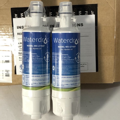 Waterdrop Refrigerator Water Filter, Replacement for LG® LT700P® - Picture 4 of 9