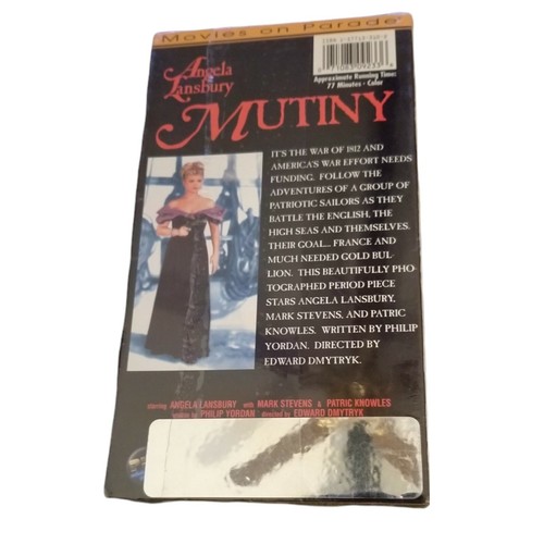 Mutiny Mark Stevens, Angela Lansbury VHS New Sealed - Picture 4 of 6