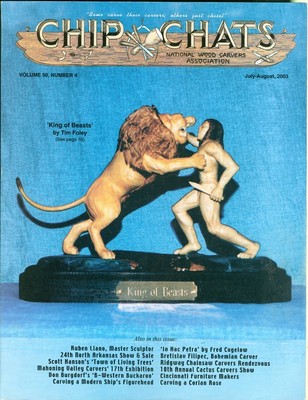 2003 Chip Chats National Wood Carvers Association Magazine: Tim Foley Carving