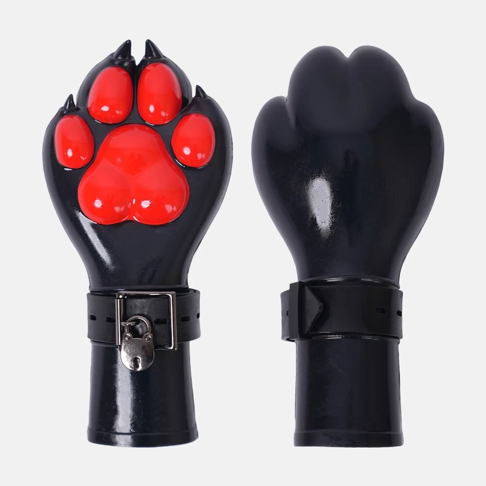 Furrjoi Silicone Dog's Paw Furry Fetish Realistic Puppy Pet Play Feet Cosplay - Image 4 of 4