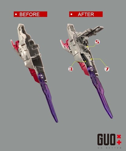 Filler Upgrade Kit For Legacy United Cybertron Starscream GO BETTER IN STOCK - Picture 5 of 16
