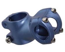 NEW! GENUINE 50MM LONG BICYCLE ALLOY STEM 28.6/25.4MM 7081 IN BLUE.