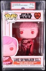 Star Wars Funko Pop- Valentines Edition Luke Skywalker with Grogu #494 PSA 8.5