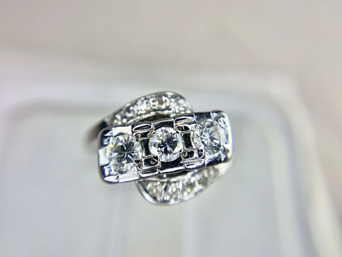 Vintage cocktail cheap rings ebay