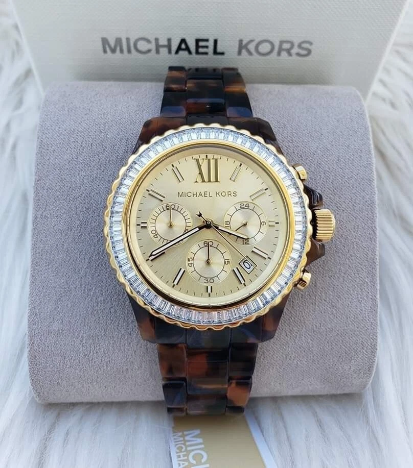 Tortoise michael kors best sale watch