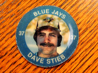 DAVE STEIB 1984 7-11 SLURPEE SUPER STAR SPORTS COINS #13   BLUE JAYS LEGEND
