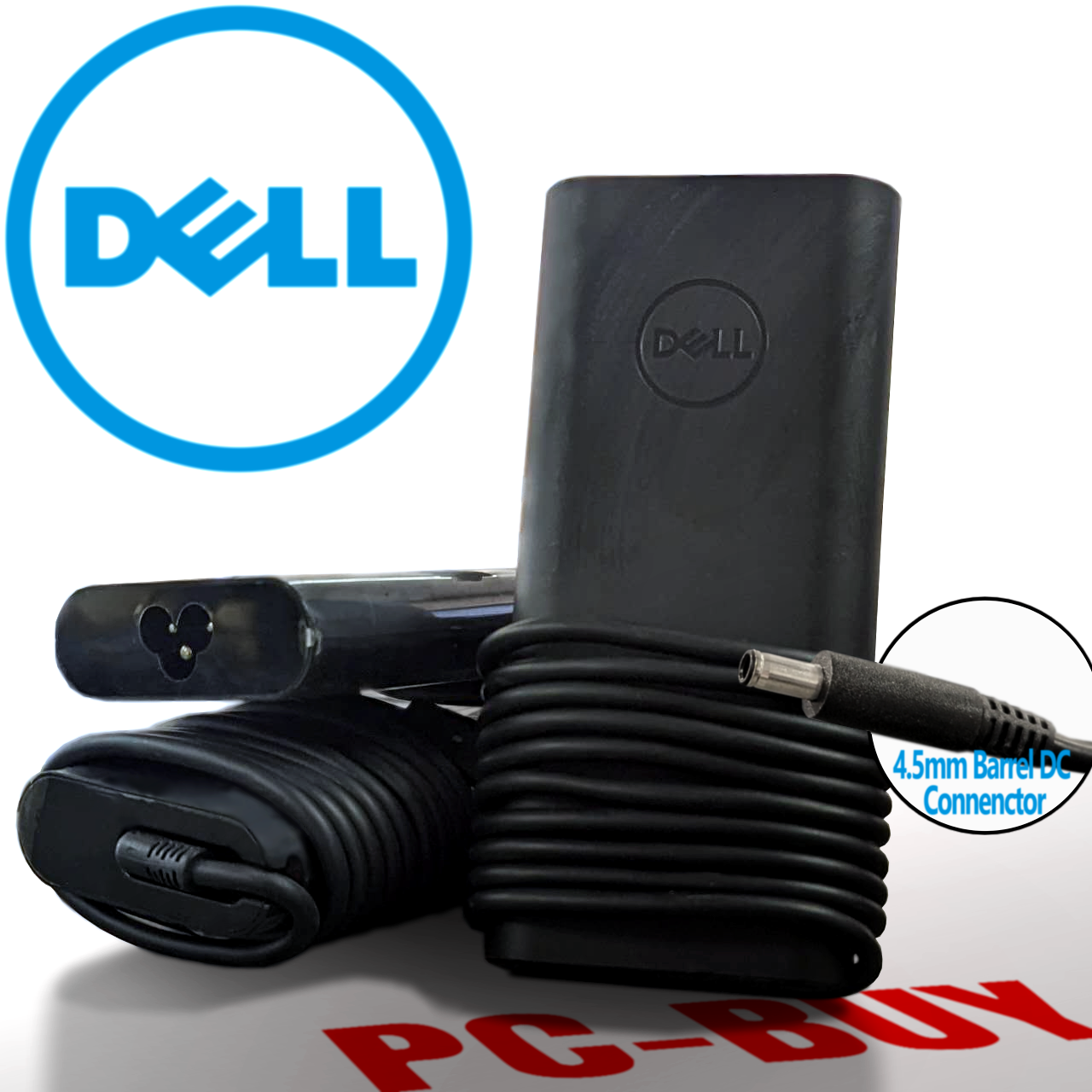 Dell 6TTY6 DA130PM130 130W 4.5mm Small Tip AC Adapter for Vostro 7500 ...
