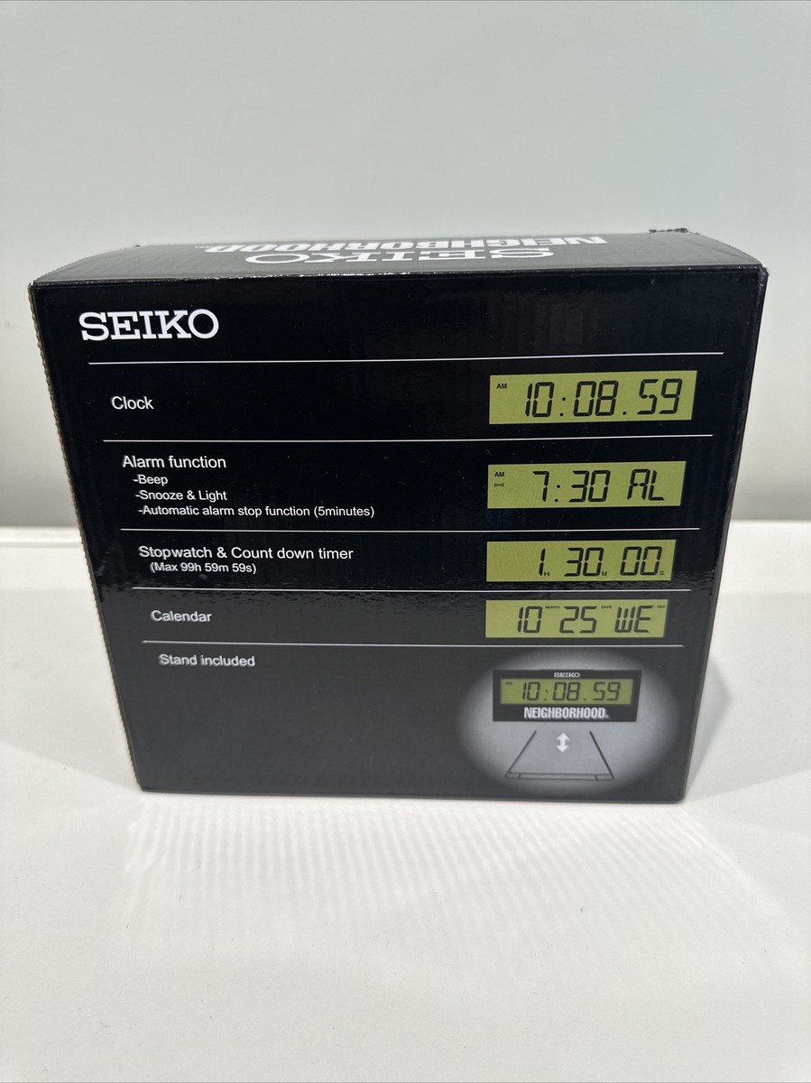NEIGHBORHOOD NH X SEIKO . MINI SPORTS TIMER CLOCK 176✕158 NEIGHBORHOOD NH X SEIKO . MINI SPORTS TIMER CLOCK 176✕158
