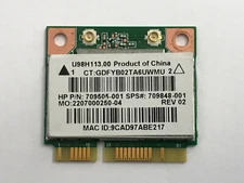HP Realtek RTL8188EE 802.11 bgn 1x1 WiFi card  709848-001, 709505-001