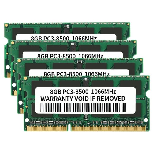 32Go 16Go 8Go DDR3 1066MHz PC3-8500S 204Pin SODIMM Apple Laptop Mémoire RAM FR - Picture 8 of 17