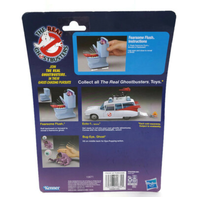The Real Ghostbusters Fearsome Flush Action Toy New Unopened Free