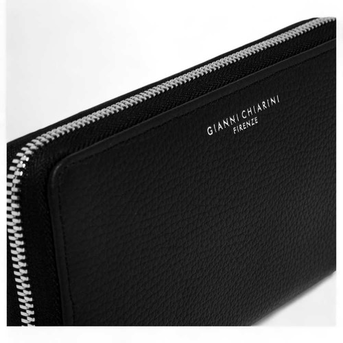 NEW GIANNI CHIARINI Wallet DOLLARO Female Leather Black - 504224PEGRN001 - 第 5/5 張圖片