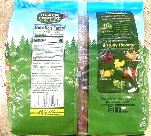 Schwarzwälder Gummibärchen Süßigkeiten Großpackung Gummibonbons 4 Pfund Beutel KOSTENLOSER VERSAND - Bild 3 von 8