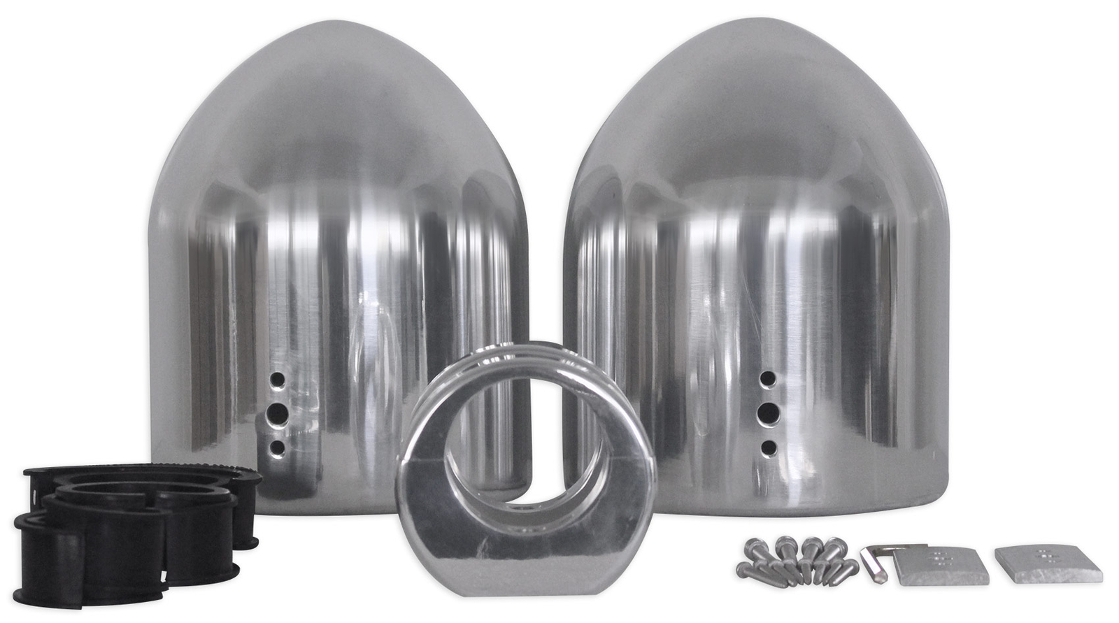 2 лодочные колонки kicker KM65 65 LED с поворотным хромированным корпусом для поверхностного монтажа на 360