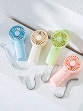 1pc MEET SUN Mini Handheld Fan - AAA Battery Operated with Wrist Strap-NEW