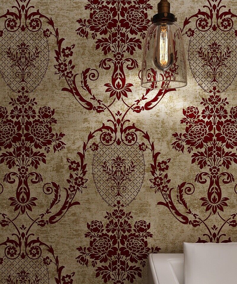 Velvet Effect Wallpaper Is A Luxurious Way To Stay On Trend  Textured  Wallpaper Design