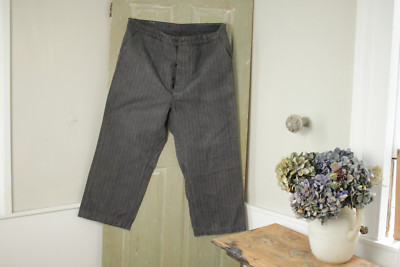 パンツ 1940~50's Franch stripe work trousers Original 1940s French Men's Striped Work Trousers