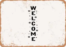 METAL SIGN - Welcome2 - Vintage Look Sign