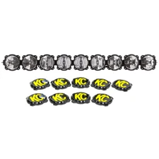 KC HiLiTES 91333 57" LED 9 Lights Bar 180W Combo Beam for 15-20 Ford F150 Raptor