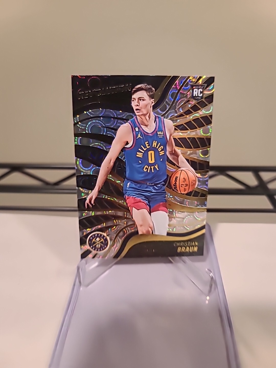 2022-23 Panini Revolution Christian Braun #109 GROOVE RC Denver Nuggets