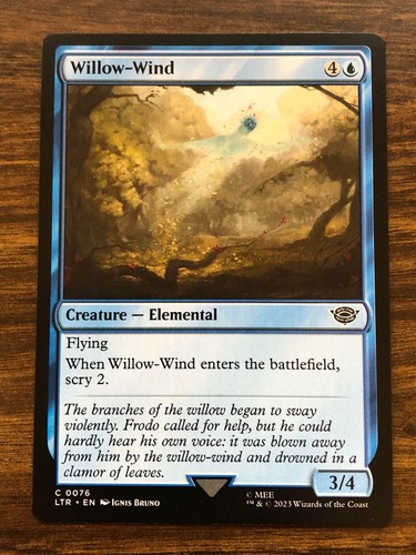Magic the Gathering MTG Lord of the Rings Willow-Wind 076 NM+ - Picture 1 of 1