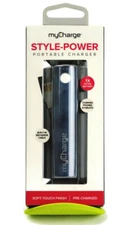 MyCharge Style Power Portable Charger Pack Model 1617 USB Blue 2200mAh Sealed