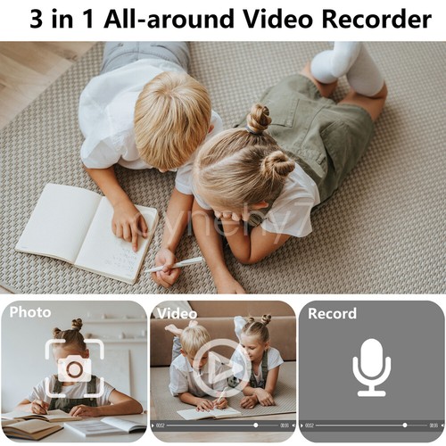 WiFi Video Recorder 1080PHD Camcorder Mini Body Camera Motion Detection Clip DVR - Picture 16 of 23