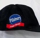 FW22 Supreme x Mitchell & Ness Doughboy Fitted 6 panel Black cap hat size 7 5/8