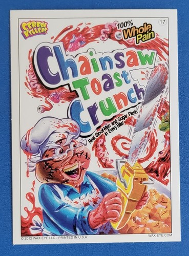 2011 WAX EYE LLC CEREAL KILLERS SERIES 1 NON - STICKER SINGLES @@ PICK ONE @@ - Picture 18 of 56
