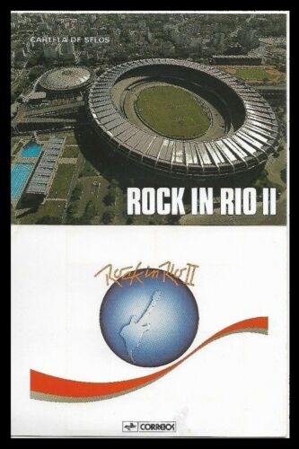 107.BRAZIL 1991 Libretto di Francobolli Roccia IN Rio, Musical Band.mnh - Foto 3 di 4