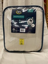 serta heated plush blanket King 