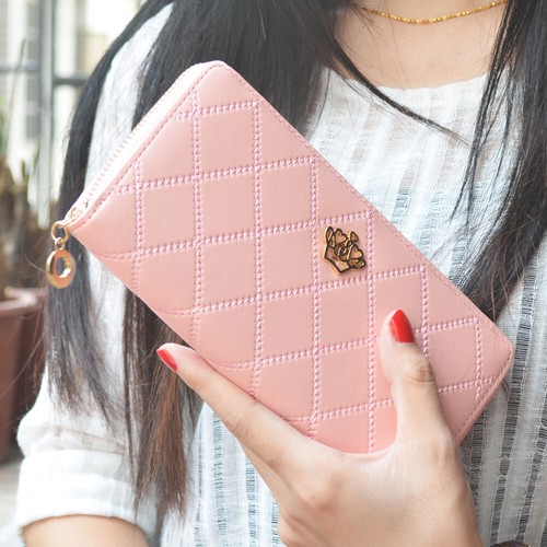 Women's Zip-Around Clutch Wallets Large Capacity Leather Phone Bag Handbag Long - Picture 10 of 24