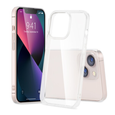 Nevox StyleShell Flex Hülle für Apple iPhone 15 Plus Transparent Tasche Case