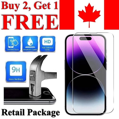 Tempered Glass Screen Protector for iPhone 14 Pro & 14 Pro Max