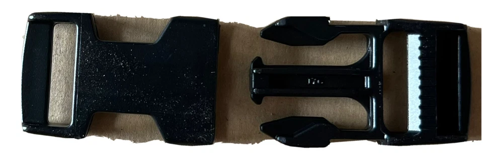 20 (veinte) piezas x ITW Nexus hebilla de liberación lateral 1’’’ resistente negra Foto 4 de 4