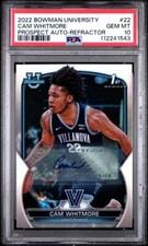Cam Whitmore 2022 Bowman Chrome Uni Prospect Auto Refractor /499 PSA 10