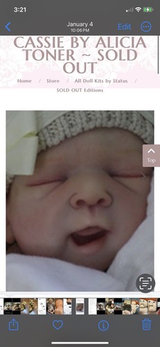 Reborn Cassie By Alicia Toner Truborn Baby Doll - Picture 2 of 19