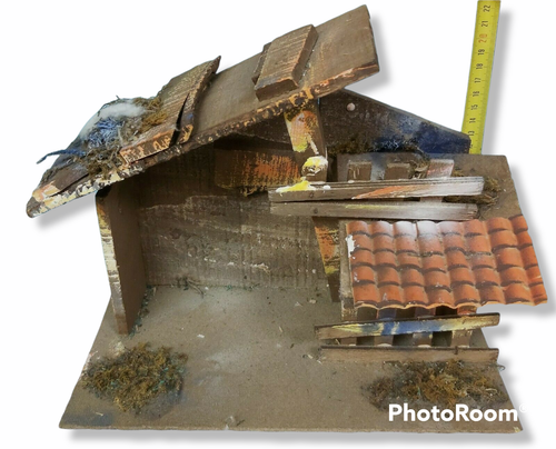 95601 Pastorello Presepe - Grotta in legno - Imagen 2 de 6