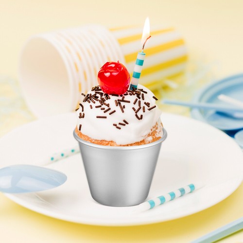  8 Pcs Metal Ramekins for Air Fryer Deep Cupcake Cups Baking Mold - Picture 9 of 11