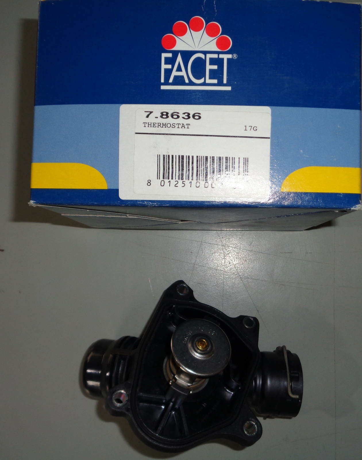 7.8636 FACET TERMOSTATO MOTORE PER BMW SERIE 1 5 6 7 X3 X5 X6