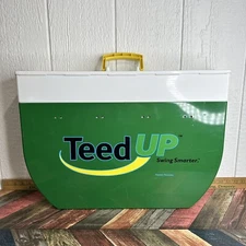 Teed Up Golf Home Driving Range w/ Gravity Feed Ball Tee Practice System 