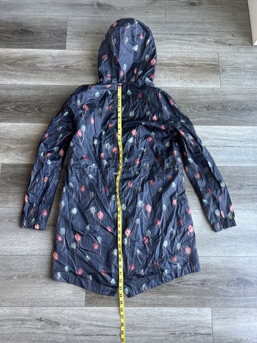 Joules Right As Rain Coat Blue Thistle Packable Waterproof Breathable US 6 UK 10 - Picture 11 of 23