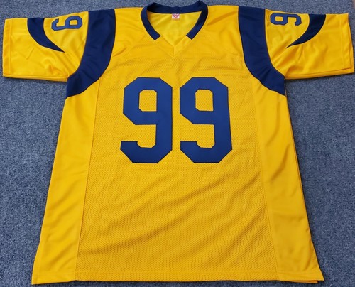 LOS ANGELES RAMS AARON DONALD AUTOGRAPHED SIGNED JERSEY JSA COA - Picture 3 of 3
