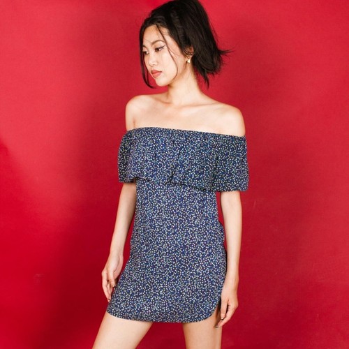 Bailey 44 Off Shoulder Floral Mini Dress - Picture 3 of 4